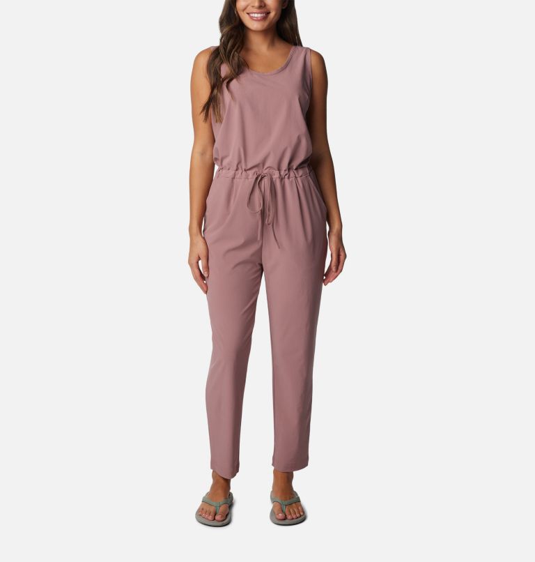 Women's Anytime Tank Jumpsuit, Color: Fig, image 1