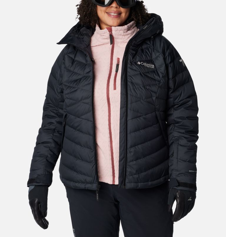 Thumbnail: Women's Roaring Fork Down Jacket - Plus Size, Color: Black, image 10