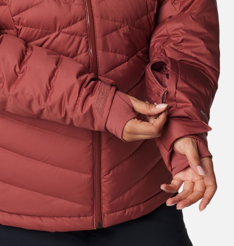 Thumbnail: Women's Roaring Fork Down Jacket - Plus Size, Color: Beetroot, image 9