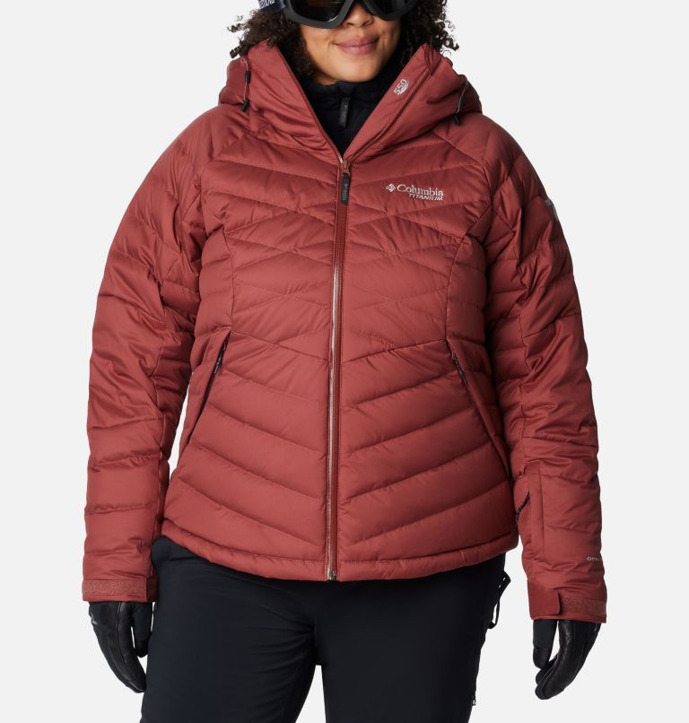 Thumbnail: Women's Roaring Fork Down Jacket - Plus Size, Color: Beetroot, image 1