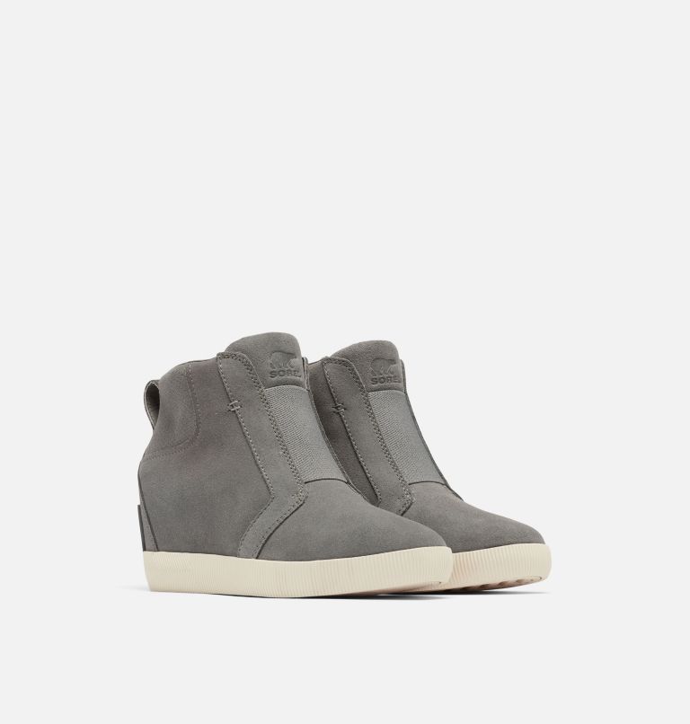 OUT N ABOUT Pull On Women's Wedge, Color: Quarry, Sea Salt, image 2