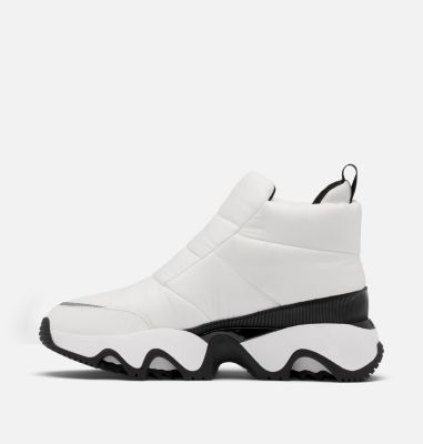 Botte-Basket Kinetic Impact Puffy Femme, Color: Sea Salt, Black, image 2