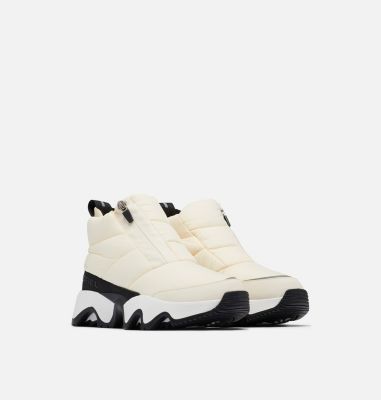 Botte-Basket Kinetic Impact Puffy Femme, Color: Chalk, Black, image 2