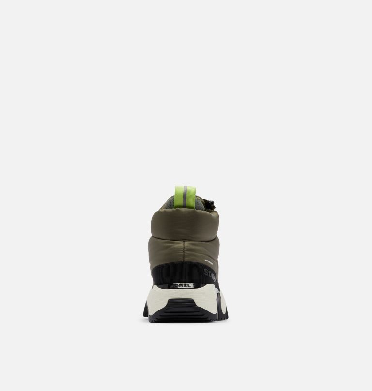 Women's Kinetic Impact Puffy Sneaker Boot, Color: Stone Green, Black, image 3