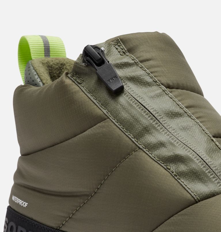 Thumbnail: Women's Kinetic Impact Puffy Zip Boot, Color: Stone Green, Black, image 8