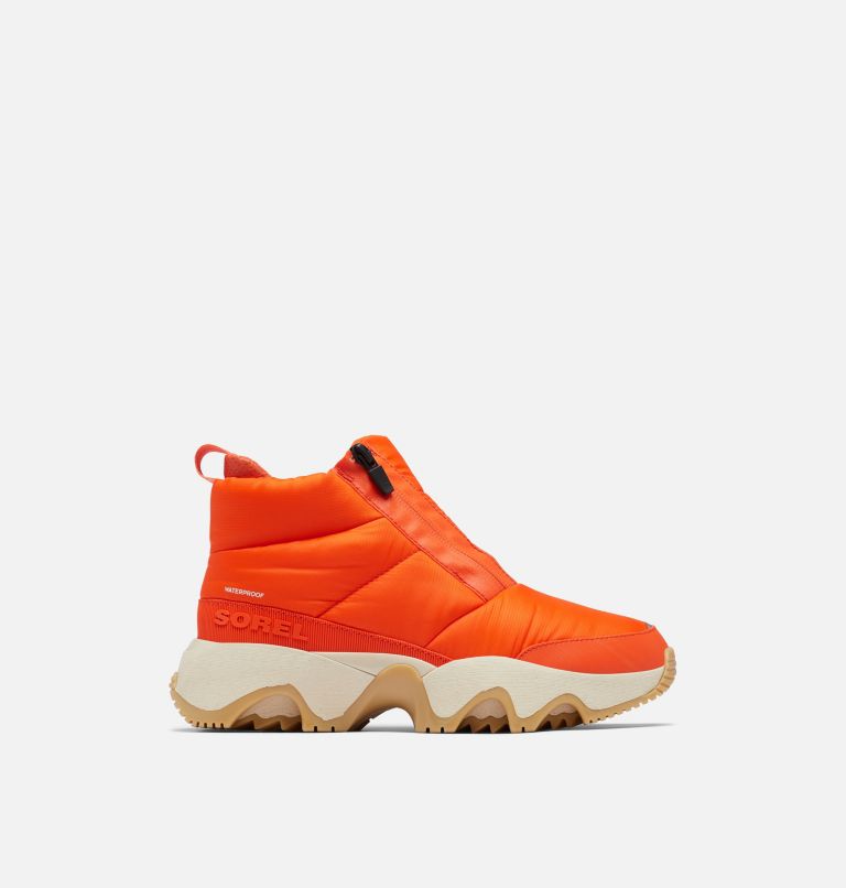 Scarponcini impermeabili stile sneaker Kinetic Impact Puffy da donna, Color: Optimized Orange, Bleached Ceramic, image 1