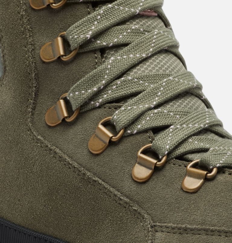 Thumbnail: Scarponcini impermeabili stile sneaker Kinetic Impact Conquest da donna, Color: Stone Green, Chalk, image 8
