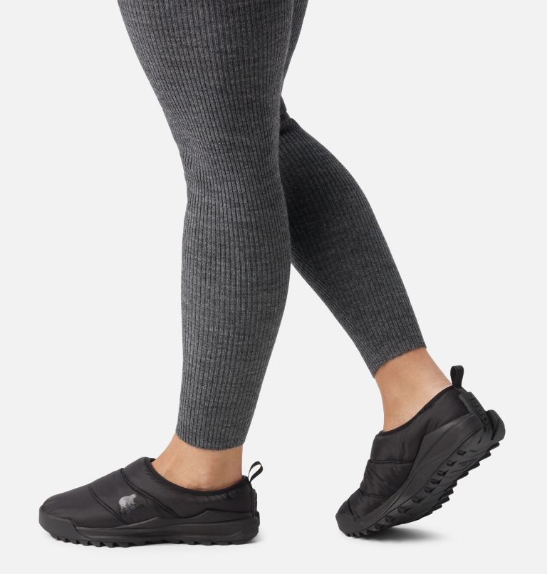 Thumbnail: Women's ONA RMX Puffy Slip-on Shoe, Color: Black, White, image 7