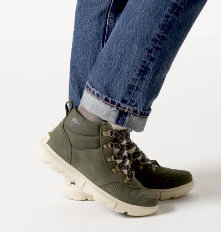 Women's Explorer Next Hiker Boot, Color: Stone Green, Bleached Ceramic