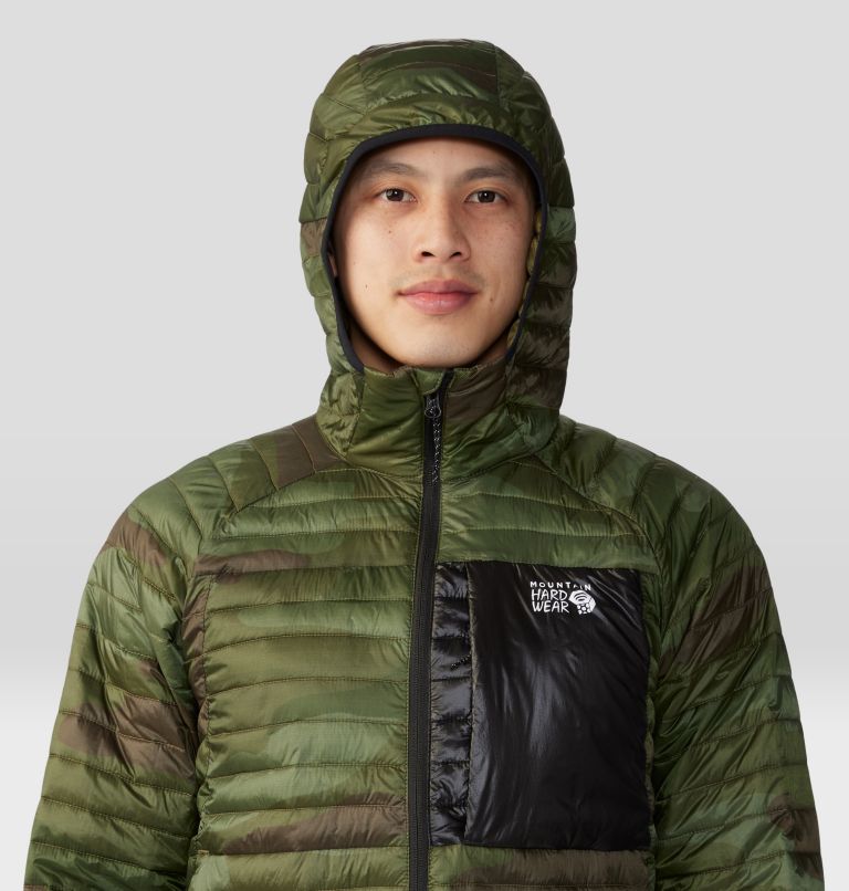 Chandail à capuchon Ventano Homme, Color: Combat Green Calaveras Camo Print, image 4