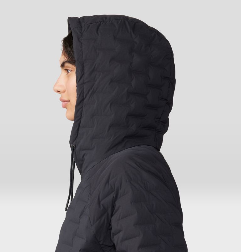 Women's Stretchdown Light Pullover Hoody, Color: Black, image 5