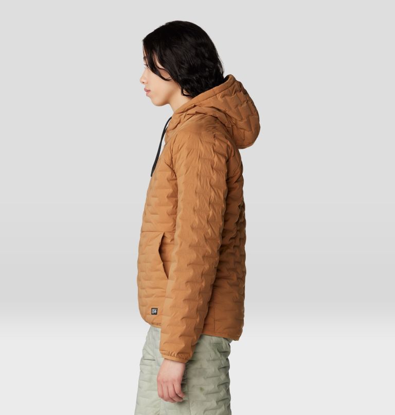 Women's Stretchdown Light Pullover Hoody, Color: Copper Clay, image 3