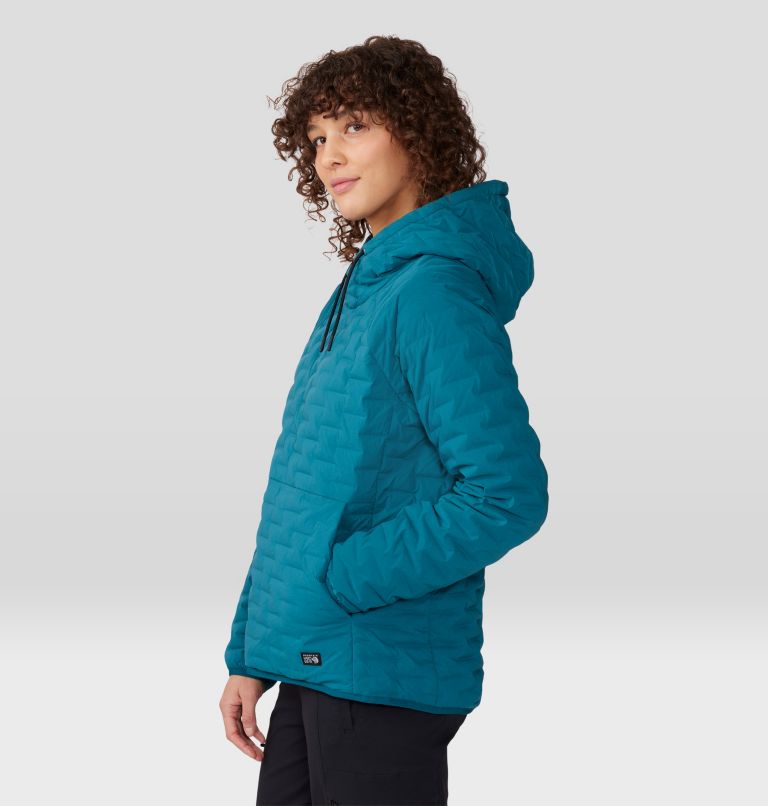 Women's Stretchdown Light Pullover Hoody, Color: Jack Pine, image 3