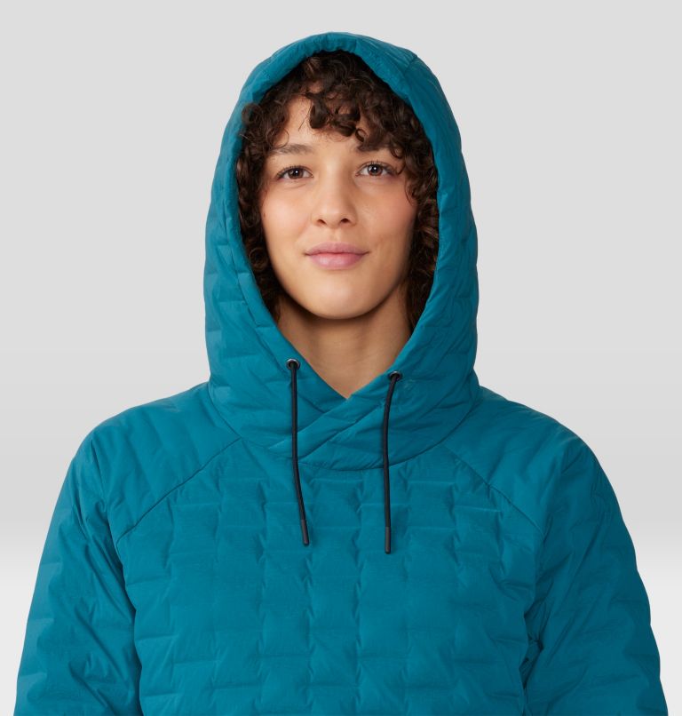 Women's Stretchdown Light Pullover Hoody, Color: Jack Pine, image 4