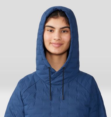 Women's Stretchdown Light Pullover Hoody, Color: Outer Dark, image 24