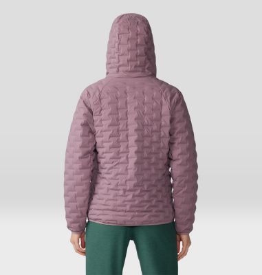 Women's Stretchdown Light Pullover Hoody, Color: Dark Daze, image 2