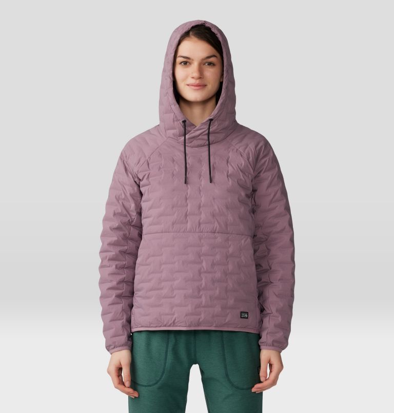 Women's Stretchdown Light Pullover Hoody, Color: Dark Daze, image 1