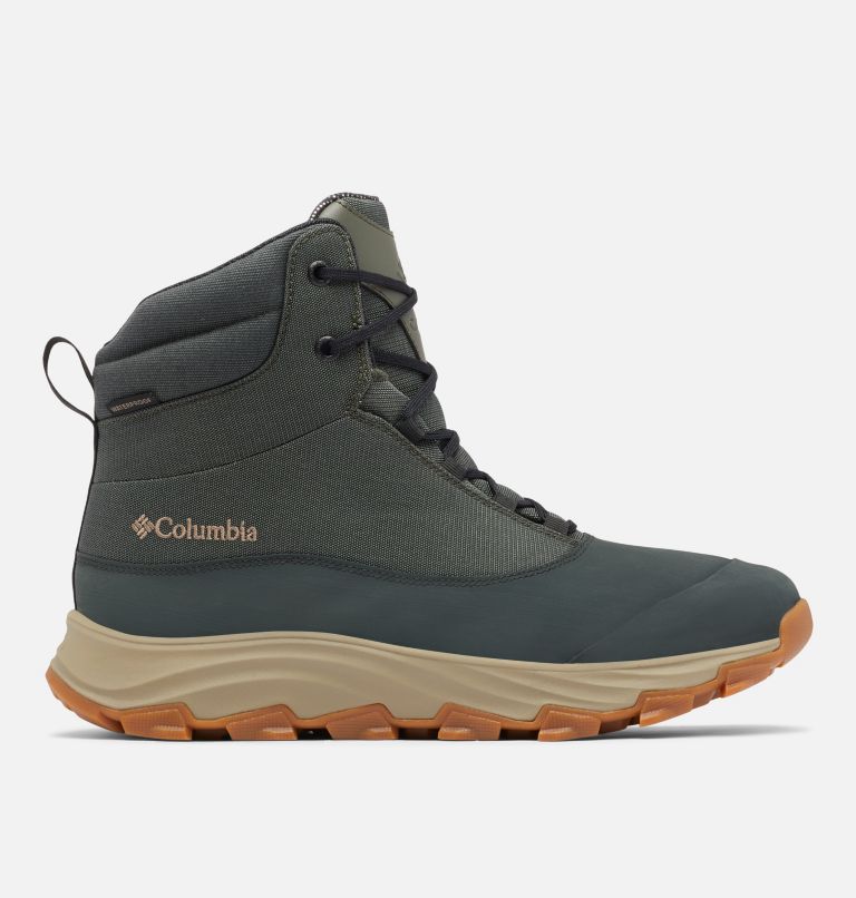 Thumbnail: Men's Expeditionist Protect Omni-Heat Boot, Color: Gravel, Dark Moss, image 1