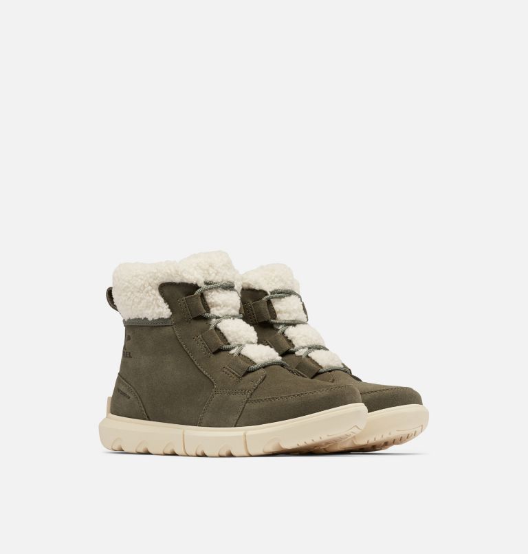 Women's Explorer Next Carnival Winter Boot, Color: Stone Green, Bleached Ceramic, image 2
