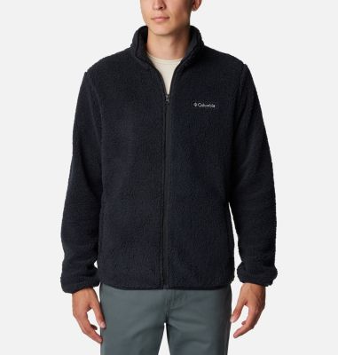 Columbia Ballistic Ridge full zip fleece jacket in stone and black