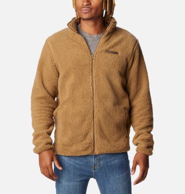 Mens sherpa cheap fleece pullover