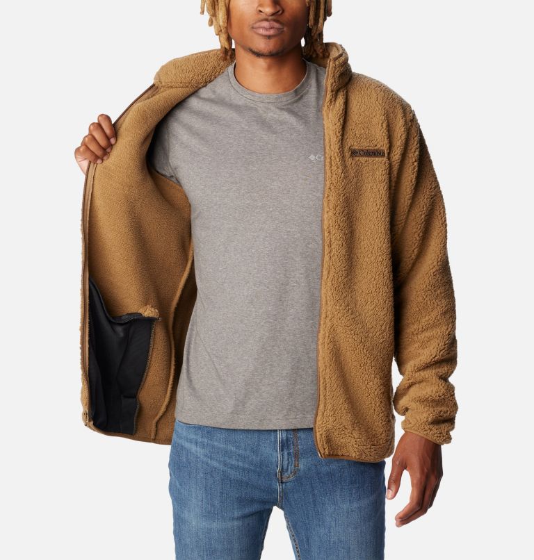 Full zip sherpa jacket best sale