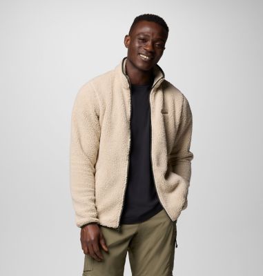 Rugged Ridge III Sherpa Full-Zip Fleece-Jacke für Männer, Color: Ancient Fossil, Greenscape, image 3