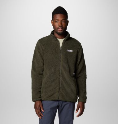 Mens sherpa fleece pullover best sale