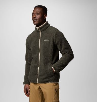 Rugged Ridge III Sherpa Full-Zip Fleece-Jacke für Männer, Color: Greenscape, Ancient Fossil, image 11