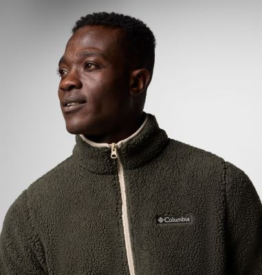 Rugged Ridge III Sherpa Full-Zip Fleece-Jacke für Männer, Color: Greenscape, Ancient Fossil, image 12