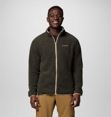 Rugged Ridge III Sherpa Full-Zip Fleece-Jacke für Männer, Color: Greenscape, Ancient Fossil, image 5