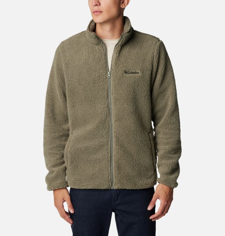 Sherpa fleece shop pullover mens