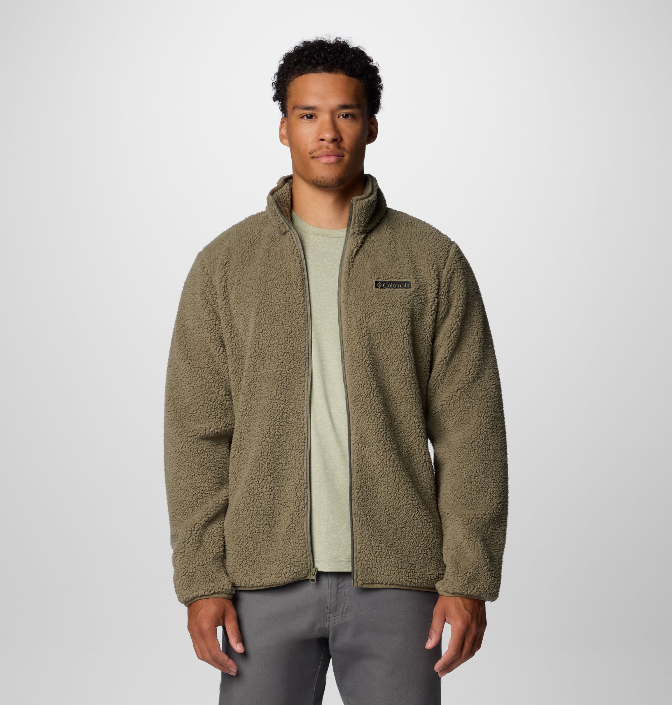 Men's columbia flattop ridge fleece jacket online