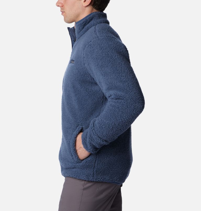 Mymyguoe Giacca vintage da uomo in pile Teddy con cappuccio, giacca Sherpa,  resistente al freddo, calda, da lavoro, con cerniera, per escursioni,  lavoro, felpa calda e vintage, Blu, S : : Moda