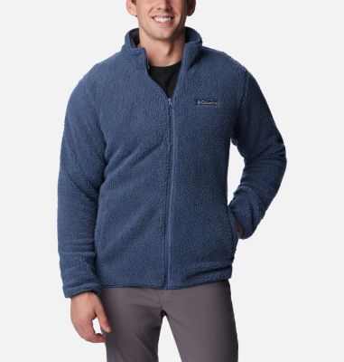 Chaqueta polar de montaña y trekking Hombre Columbia Blue