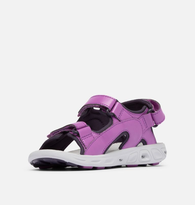 Big Kids' Techsun 3-Strap Sandal, Color: Razzle, Dark Plum, image 6
