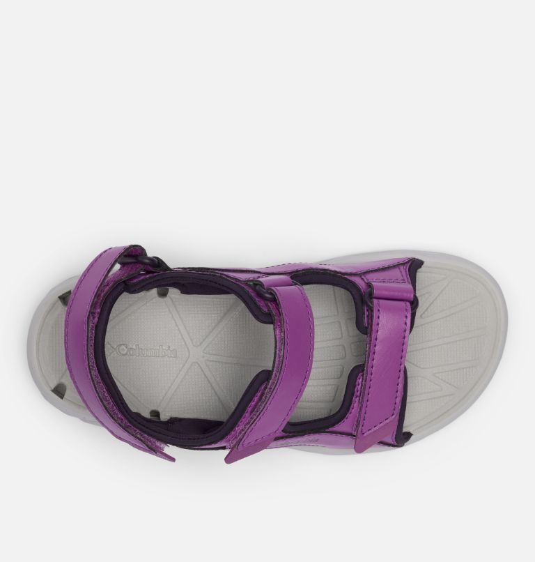Big Kids' Techsun 3-Strap Sandal, Color: Razzle, Dark Plum, image 3