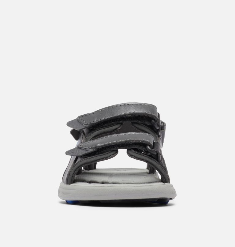 Little Kids' Techsun 3-Strap Sandal, Color: Dark Grey, Blue Macaw, image 8