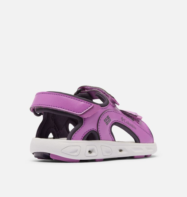 Little Kids' Techsun 3-Strap Sandal, Color: Razzle, Dark Plum, image 9