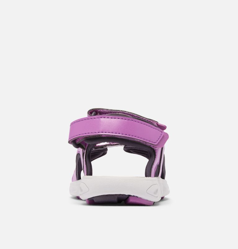 Little Kids' Techsun 3-Strap Sandal, Color: Razzle, Dark Plum, image 8
