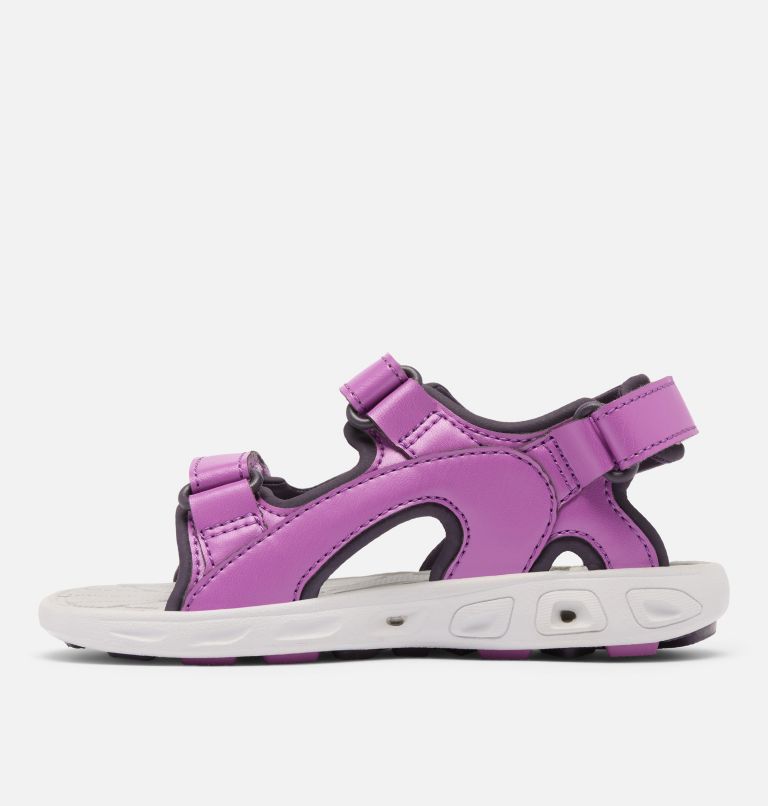 Little Kids' Techsun 3-Strap Sandal, Color: Razzle, Dark Plum, image 5