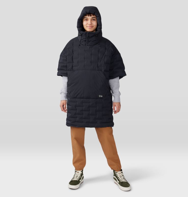 Poncho Stretchdown, Color: Black, image 1