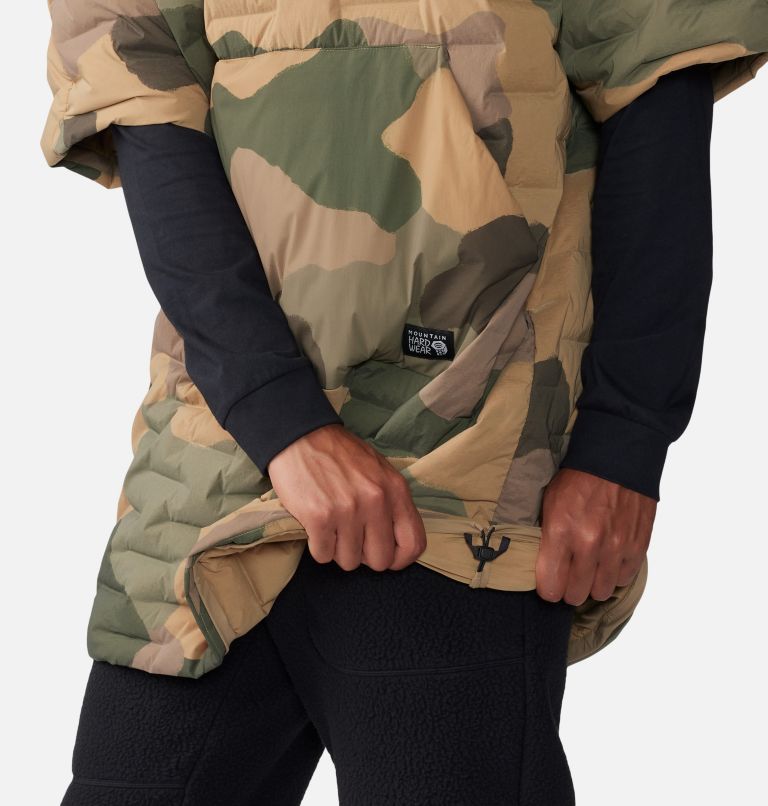 Stretchdown Poncho, Color: Sandstorm Camo Print, image 6
