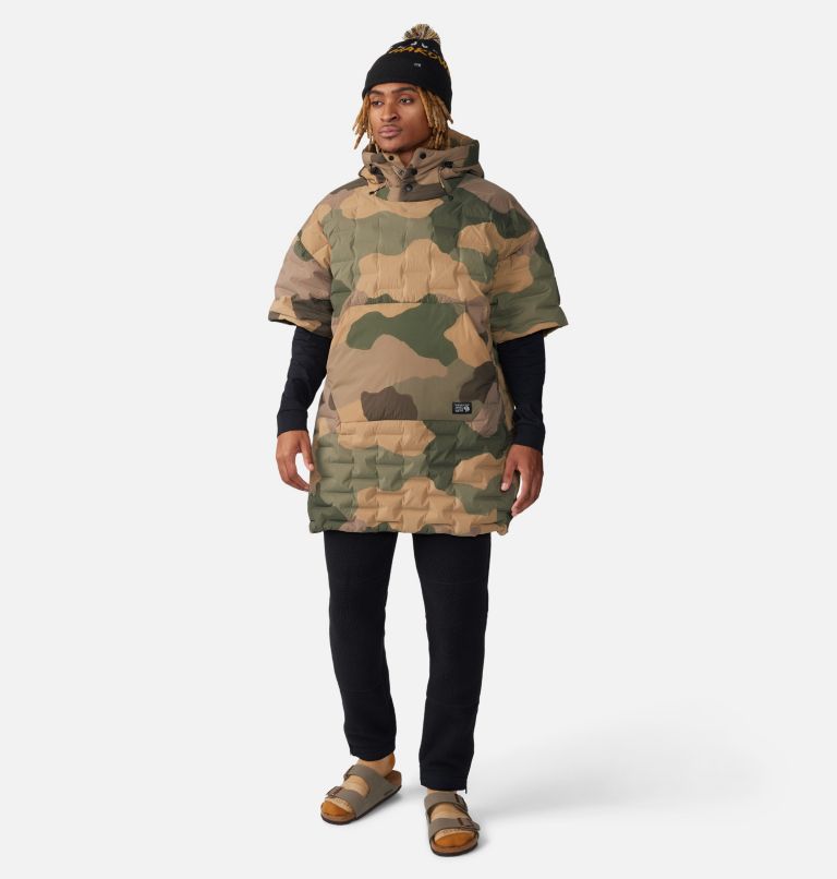 Stretchdown Poncho, Color: Sandstorm Camo Print, image 7