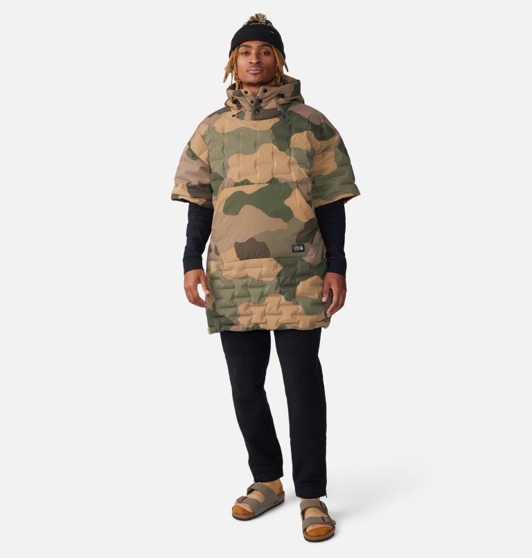 Stretchdown Poncho, Color: Sandstorm Camo Print, image 9