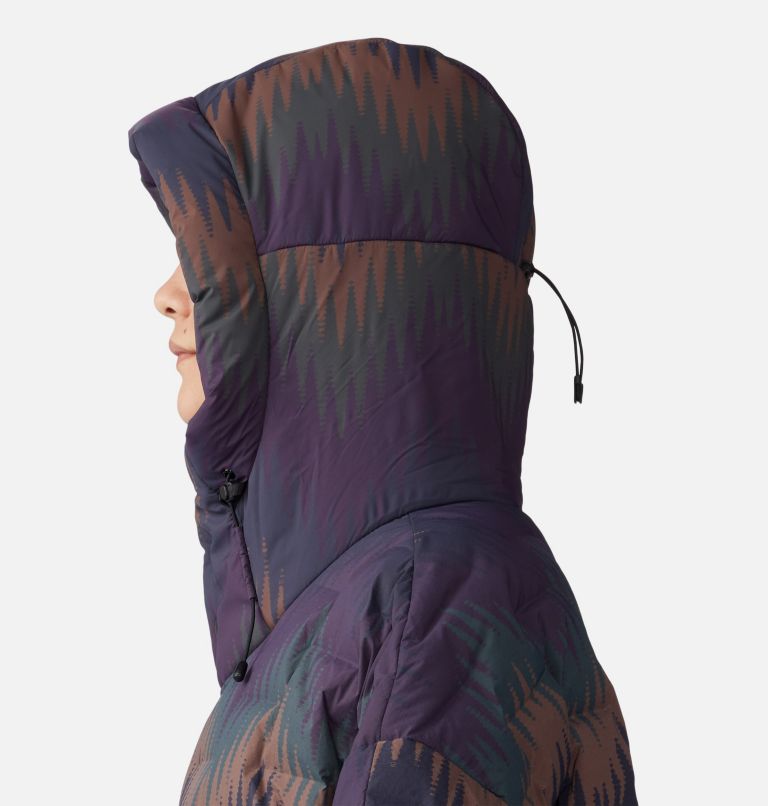 Poncho Stretchdown, Color: Blurple Zig Zag Print, image 5