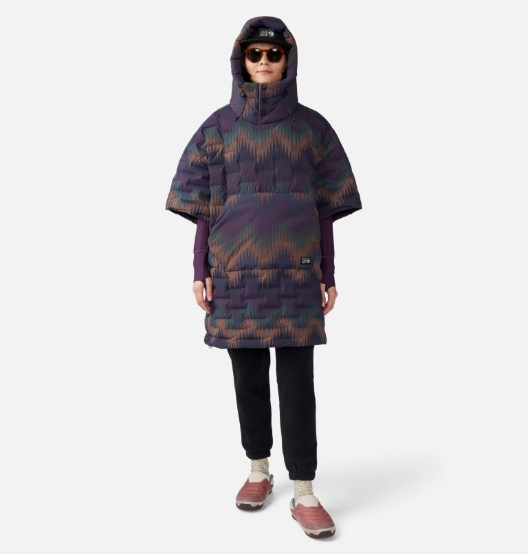 Poncho Stretchdown, Color: Blurple Zig Zag Print, image 9