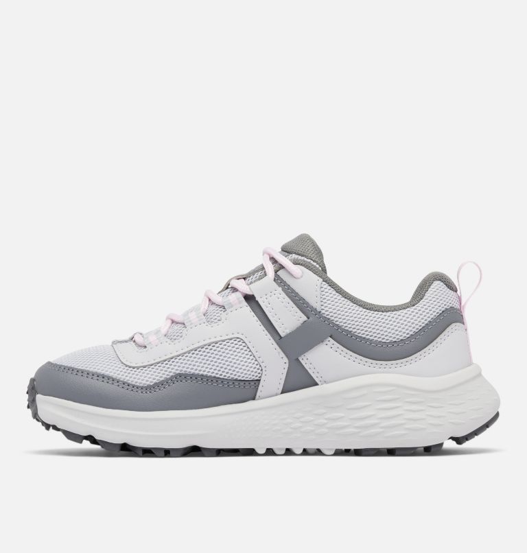 Youth Konos Low Hiking Shoe, Color: Grey Ice, Pink Dawn, image 6