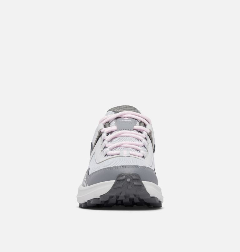 Youth Konos Low Hiking Shoe, Color: Grey Ice, Pink Dawn, image 8