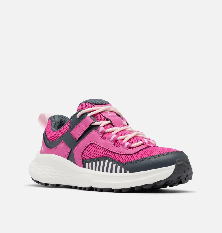 Big Kids' Konos Low Shoe, Color: Pink Ice, Satin Pink, image 3